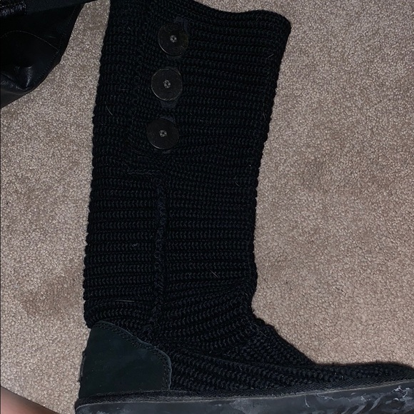 UGG Shoes - Black knit ugg boot UGG Shoes - Black knit ugg boot